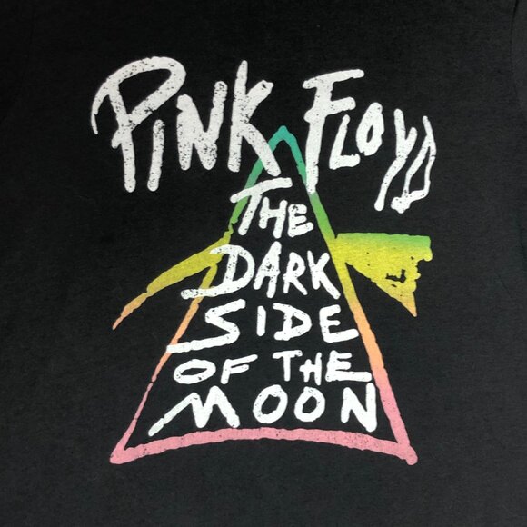 Pink Floyd The Dark Side of the Moon Graphic T-Shirt Band‎ Tee Women's Size 00 - Picture 2 of 4